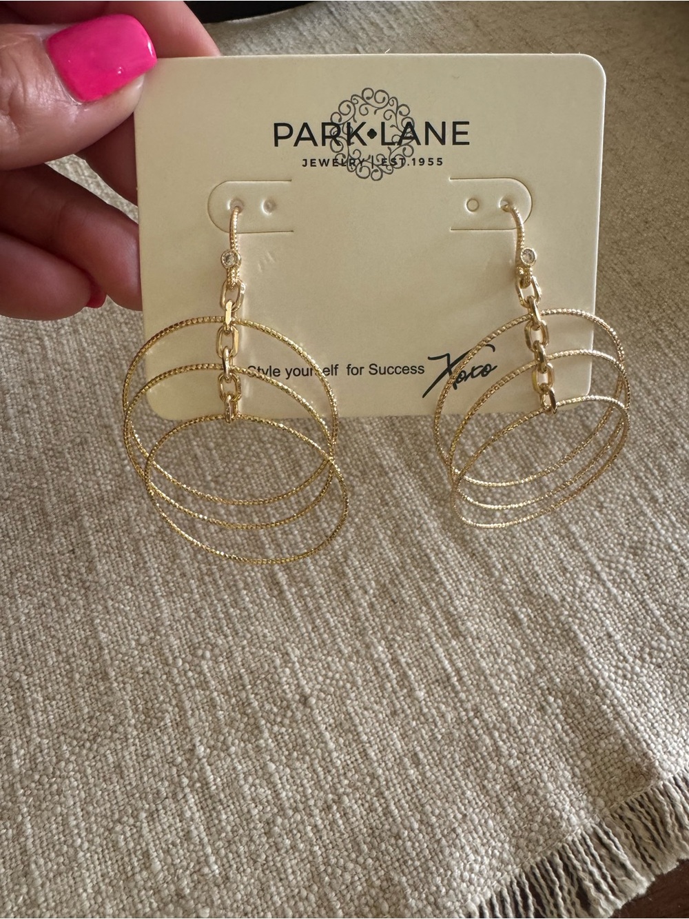 Park Lane gold Tempo earrings